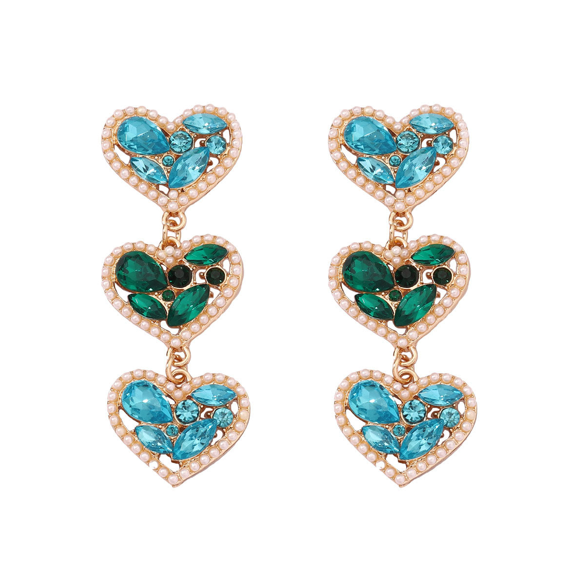 Chic Heart-Shaped Lightweight Luxury Earrings | Unique, Playful, and Versatile Statement Accessories for Every Occasion