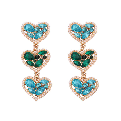 Chic Heart-Shaped Lightweight Luxury Earrings | Unique, Playful, and Versatile Statement Accessories for Every Occasion