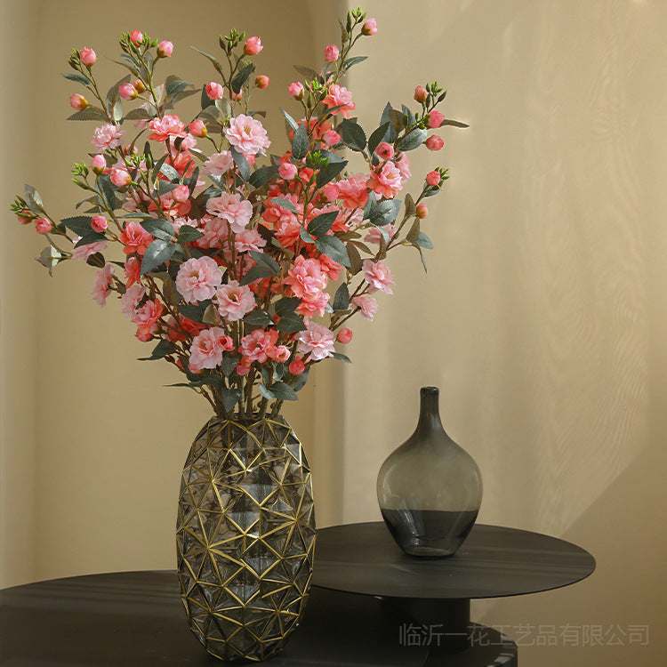 Artificial Camellia Flowers for Weddings - Rustic Home Decor, Perfect for Table Arrangements and Window Displays