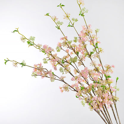 Lifelike Snowy Willow Branch Home Decor - Elegant Artificial Snowy Flower Arrangement for Hotels, Rentals, and Weddings