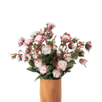 Artificial Rose Bouquet - Lifelike Decorative Flowers for Home Décor & Wedding Centerpieces - Exquisite GF15586A Handheld Floral Arrangement