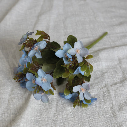 Realistic Artificial Hydrangea Flower Bouquet - Perfect for Weddings, Event Decor, Home Styling, Photography, and Dining Table Centerpieces