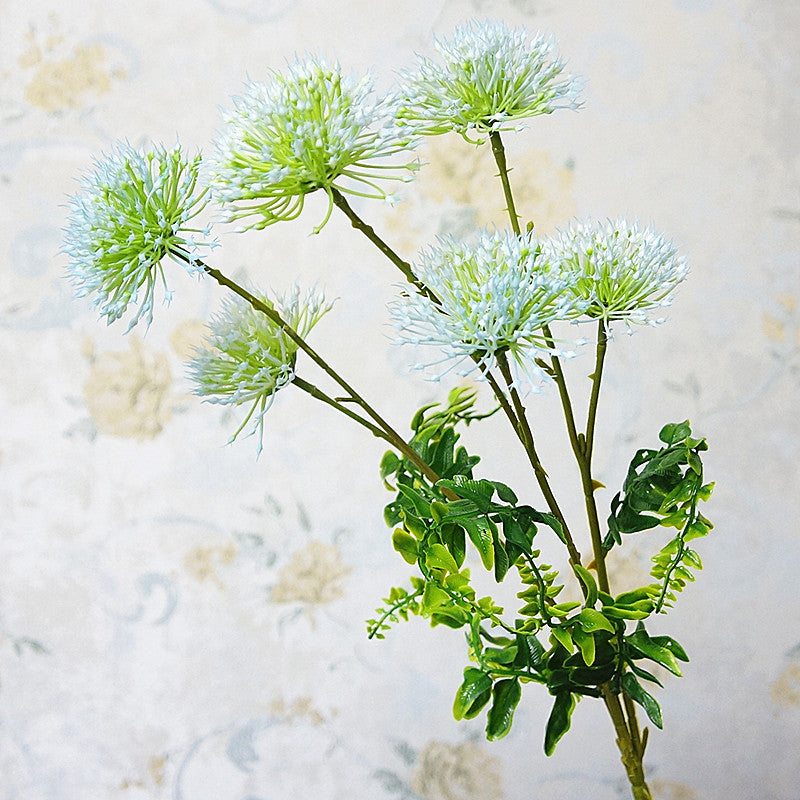 6-Piece Artificial Dandelion Flower Bundle - Lifelike Home Decor, Perfect for Wedding Celebrations and Photography Props