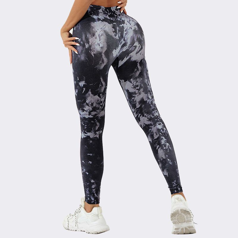 High Waisted Seamless Digital Print Leggings for Women's Fitness for Peachy Running and Autumn Winter Workouts