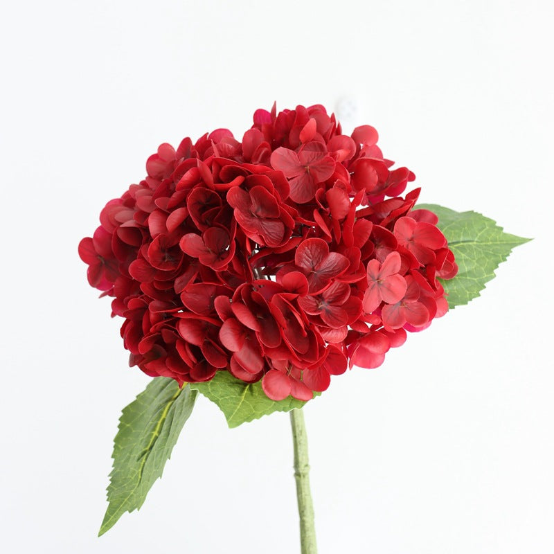 Realistic Faux Hydrangea Bouquet - Lifelike Touch, Moisture-Resistant, Perfect for Hotel Decor, Weddings, and Special Events