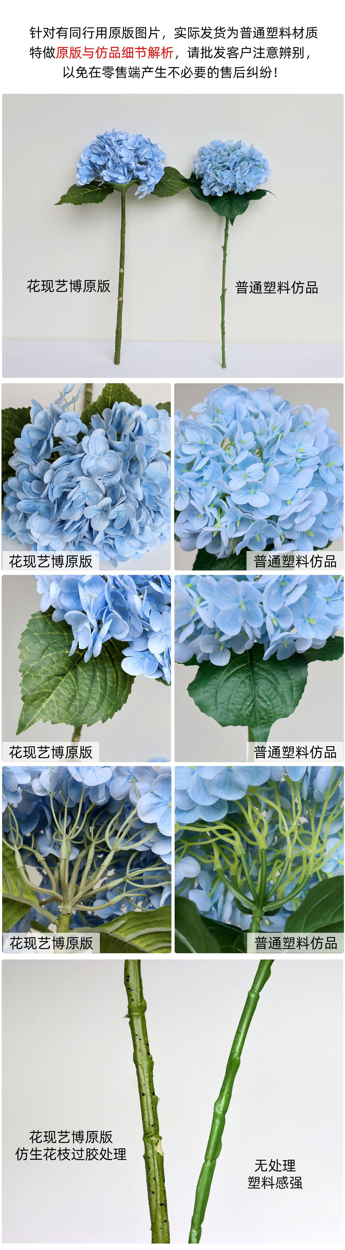 Realistic 3D Printed Hydrangea: Luxurious Faux Flower for Weddings and Event Decor - Perfect for Photography Studios and Lasting Floral Arrangements