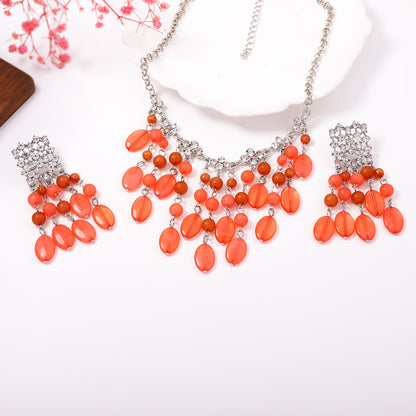 Chic Beaded Tassel Pendant Necklace - Unique, Creative, and Versatile Jewelry for Women
