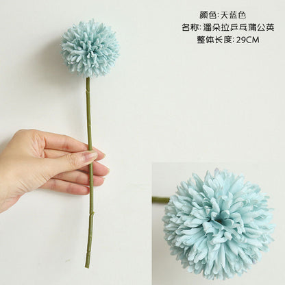 Realistic Dandelion Faux Hyacinth Flower Ball - Fresh and Simple Home Decoration for Weddings, Photography Props, and Everyday Elegance