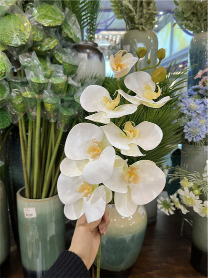 Lifelike Orchid Home Table Decor - Stunning Artificial Flowers for Weddings, Hotel Lobbies, and Photography Props