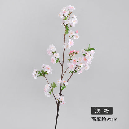 Elegant 95cm Realistic Fake Cherry Blossom Branch - Perfect for Mall Decorations, Event Planning, and Home Decor