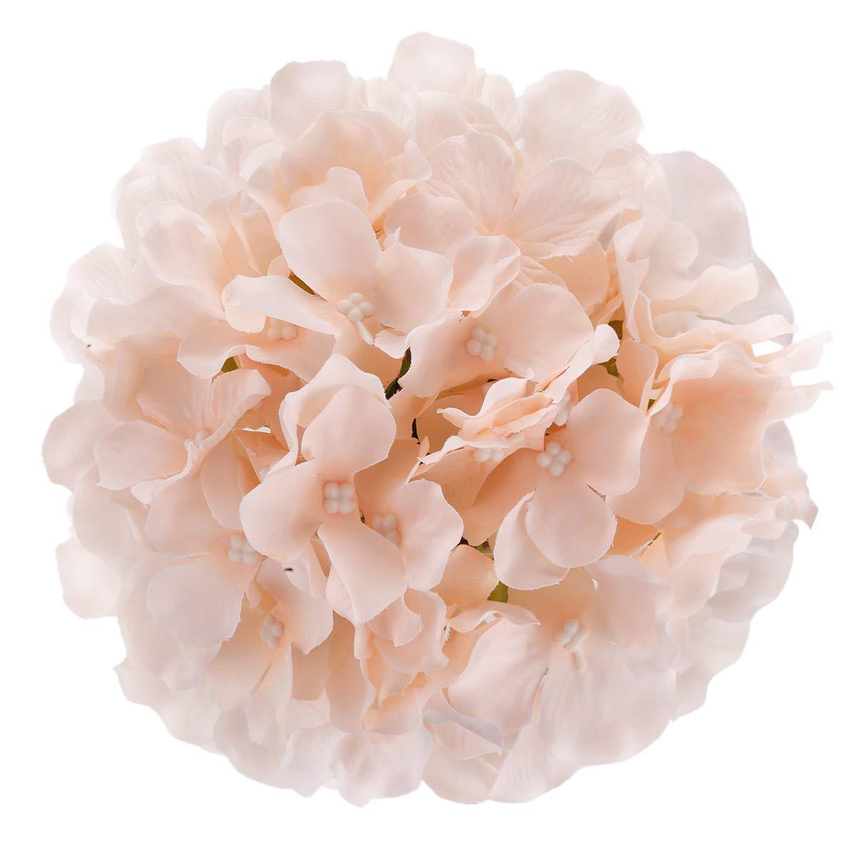 Hydrangea Flower Head - Realistic Artificial Flower with Lifelike Texture for Elegant Wedding Decorations and Stylish Centerpieces for Your Living Room and Dining Table