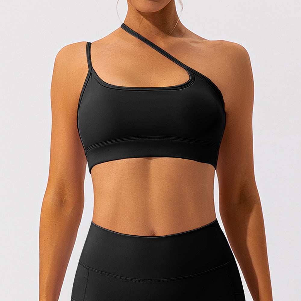 Adjustable Sports Bra for Women with Built In Padding Back Design for Yoga Running Fitness