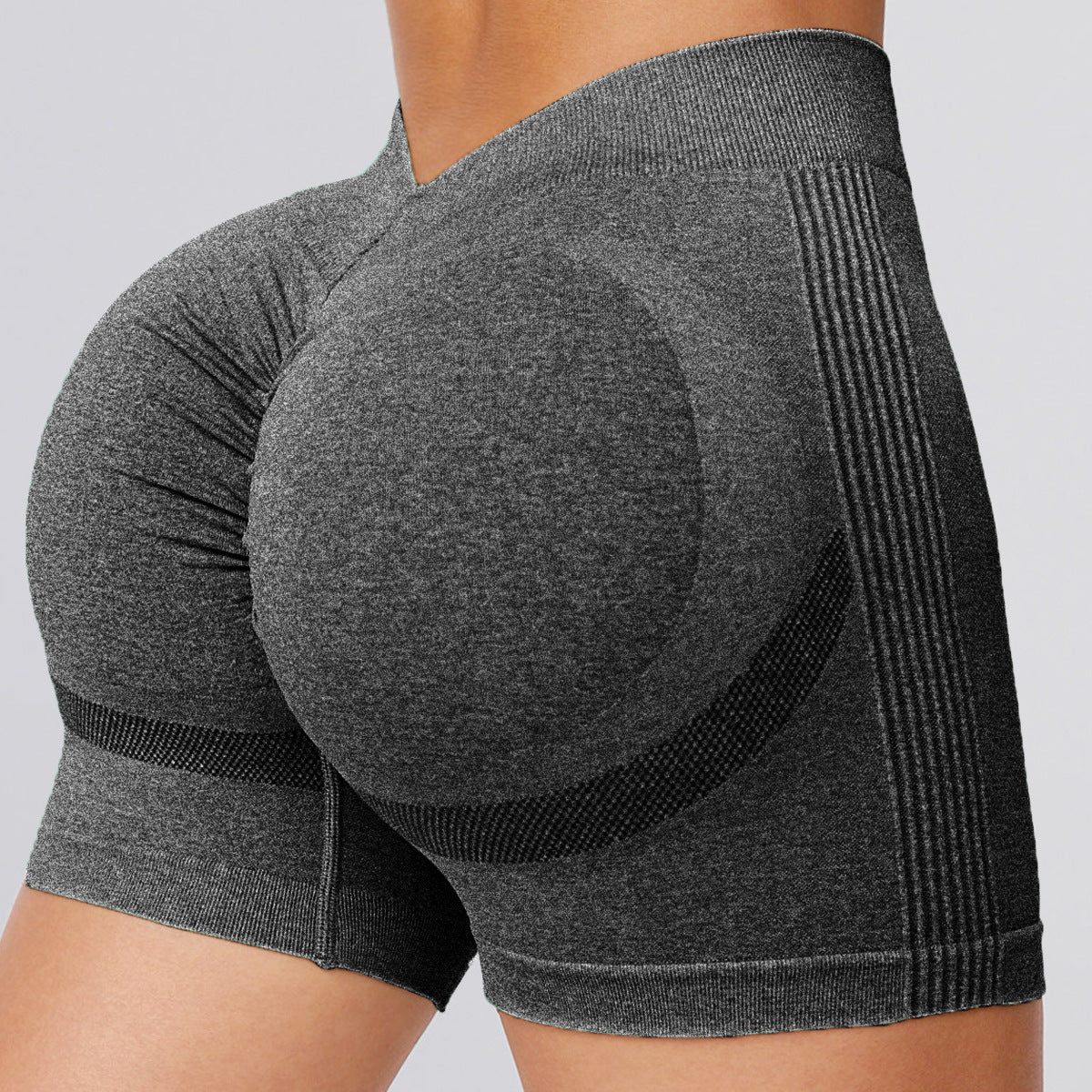 Seamless V Shaped High Waisted Peach Butt Shorts Women s Yoga Fitness Running Short Pants for Comfort and Style