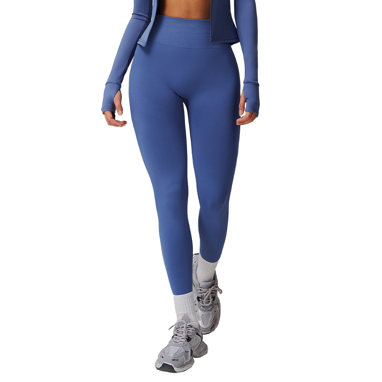 High Waisted Ribbed Tummy Control Leggings for Women Butt Lifting Yoga Pants for Running and Gym Workouts and Comfortable Activewear