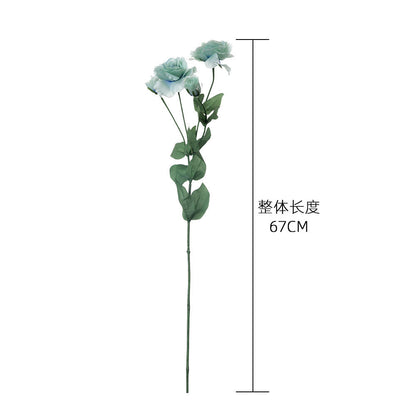 Elegant 4-Piece Artificial Eustoma Flower Bouquet - Perfect for Home Décor, Weddings, and Special Events | Realistic Silk Flowers for Lasting Beauty (Model DY-397)