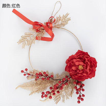 Stunning North American Winter Holly Faux Flowers for Wedding Decor – Elegant Home Decoration in INS Style – CF01051