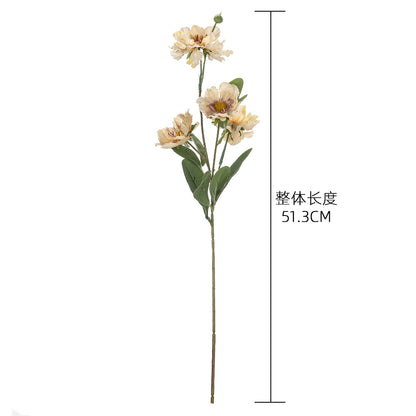 Single Stem Wheel Flower - Realistic Ins Style Decorative Faux Flower for Home Decor and Wedding Arrangements - YC1064