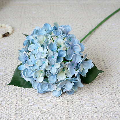 Realistic Artificial Eiffel Hydrangea - Lifelike Faux Flowers for Home Decor, Photography, Wedding Celebrations, and Floral Arrangements