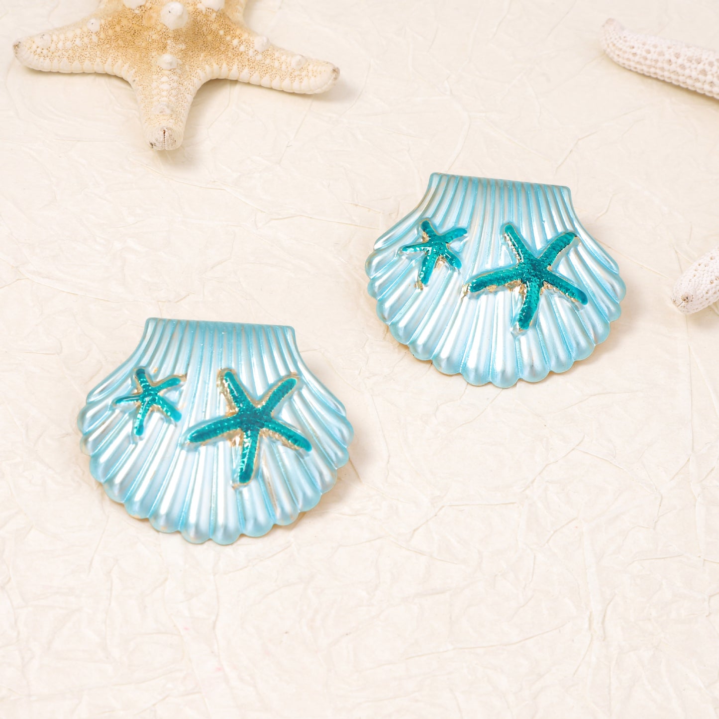 Fresh and Sweet Ocean-Inspired Shell Stud Earrings – Unique, Versatile, and Minimalist Jewelry for Women