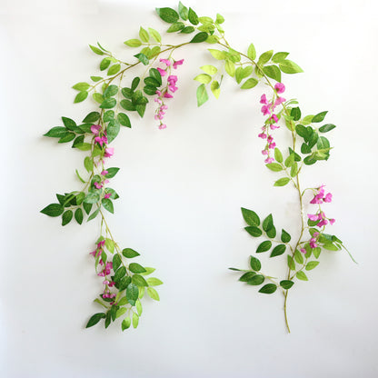 Stunning Wisteria Vine Luxury Summer Pavilion Decorations - Perfect for Wedding Décor with Lifelike Faux Greenery