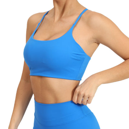 High Impact Sports Bra with Cross Back Design for Maximum Support and Comfort for Running Yoga and Fitness Activities