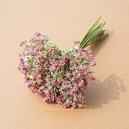 16-Stem Artificial Baby's Breath Bouquet - Elegant Night-Blooming Floral Arrangement for Home Décor, Weddings, and Special Occasions - Perfect for Lasting Beauty and Low Maintenance