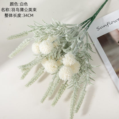 Chic Faux Dandelion and Grass Home Decor – Perfect for Weddings and Everyday Decor – MW85505