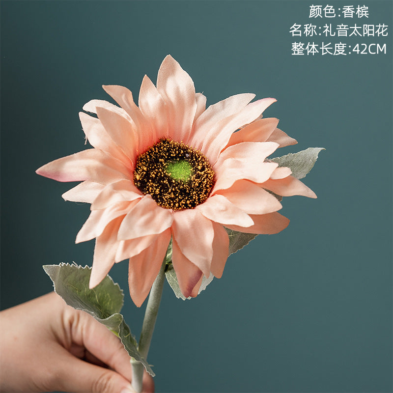 Realistic Sunflower Decorative Artificial Flower – Perfect for Weddings, Home Decor, and Year-Round Floral Arrangements | Beautiful Faux Green Plant - Model MW33712