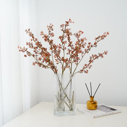 Elegant Faux Eucalyptus Stem Decor for Home Dining Tables - Perfect for Wedding Decor, Photography Props, and Stylish Greenery Arrangements