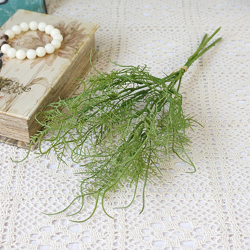 Realistic Artificial Water Ferns - Vibrant Green Faux Plants for Home Decor, Photography Props, and Wedding Decorations