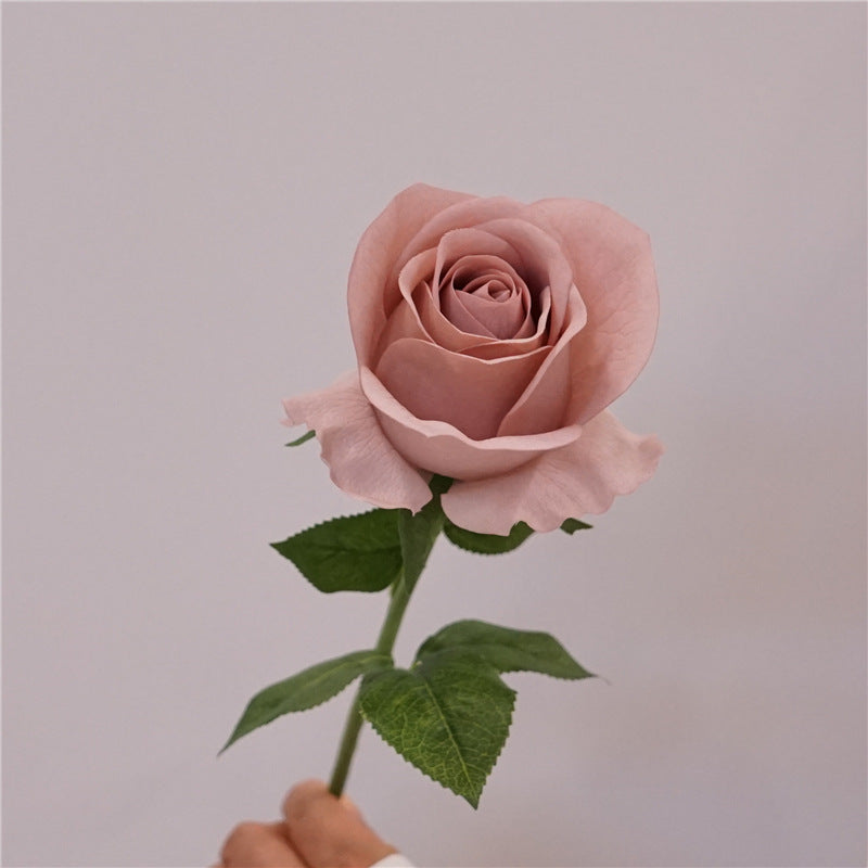 Realistic Touch Hydrating Rose Decoration Bouquet for Living Room and Dining Table - Perfect Home Decor for Weddings, Photography Props, and Special Events