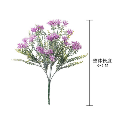 Charming Milan Flower Blossom with Grass for Rustic Wedding and Home Décor - Realistic GF16120B Artificial Floral Arrangement