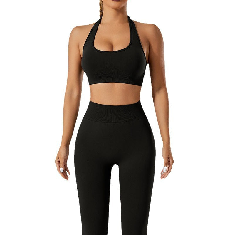 High Performance Quick Dry Sports Bra and Leggings Set for Summer Outdoor Yoga Quality Breathable Comfort Flexibility