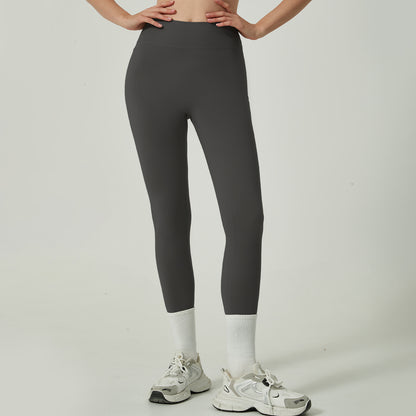 High Waisted Peach Butt Lifting Pocket Leggings for Women Sculpting Quick Dry Yoga Pants for Running Fitness and Everyday Wear