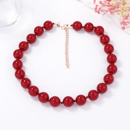 Bohemian Chic Multi-Color Beaded Layered Necklace - Versatile Geometric Design for Effortless Everyday Style