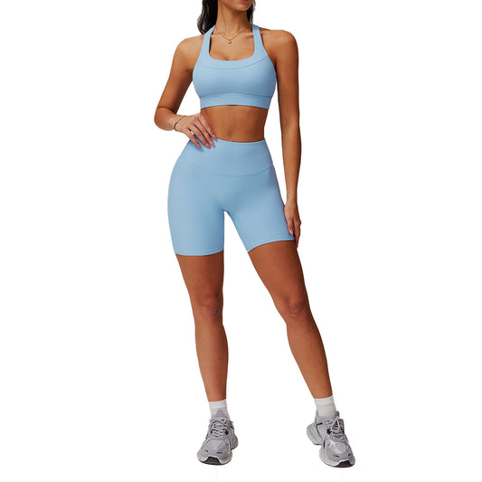 High Waisted Ribbed Yoga Set for Women and Comfortable Activewear for Running Gym and Fitness Quick Dry Breathable Fabric for Performance 8883