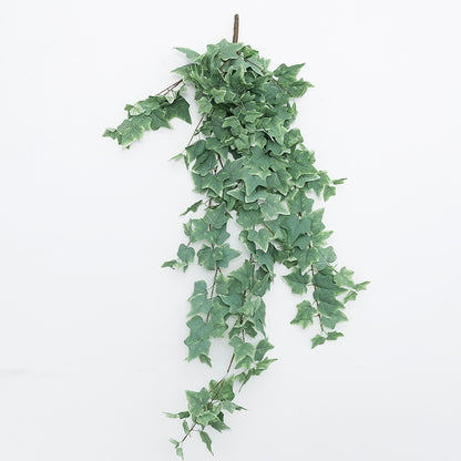 Lifelike Sweet Potato Leaf Wall Hanging - Evergreen Ivy Decorative Faux Plant for Stylish Living Room Décor