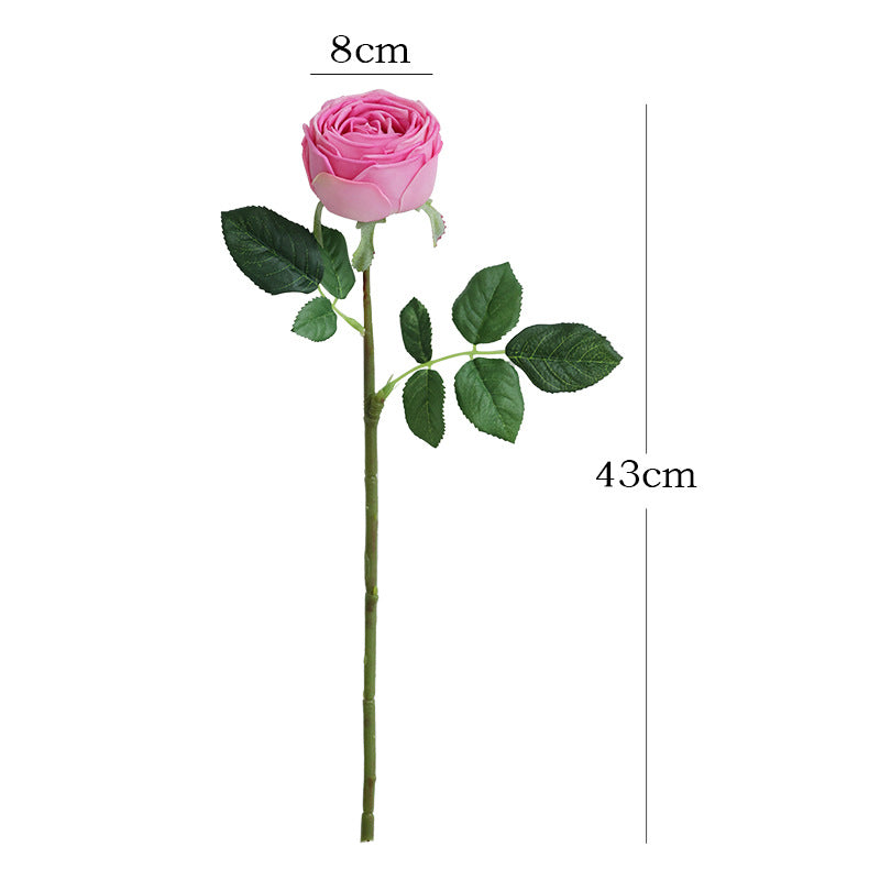 Luxury Lifelike Moisturizing Rose Flower - Stunning Home Decor and Wedding Decoration – Long-lasting Hydrating Tea Rose Replica for Elegant Touch