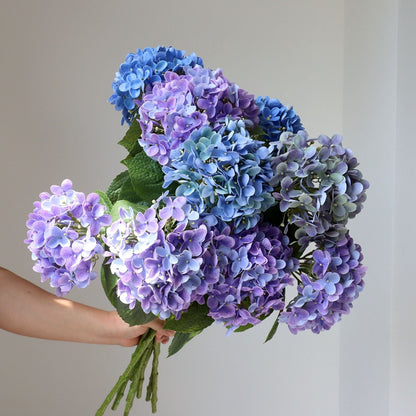 Realistic 3D Printed Purple Hydrangea Faux Flowers – Perfect for Home Decor, Sample Rooms, and Photography Props with Fruit Accents