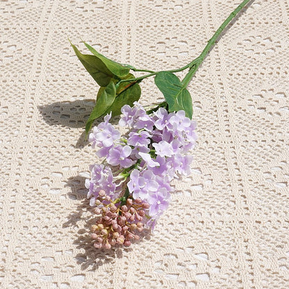 Lifelike Purple Lilac Artificial Flower Stem - Perfect for Home Decor, Weddings, Hotels, and Event Styling