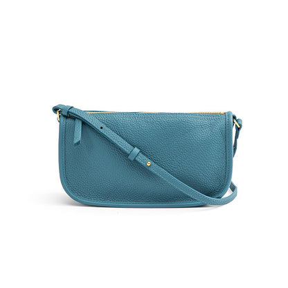 Elegant Vintage Inspired Crossbody Bag Made from Leather Versatile Casual Dumpling Style Shoulder Bag for Summer