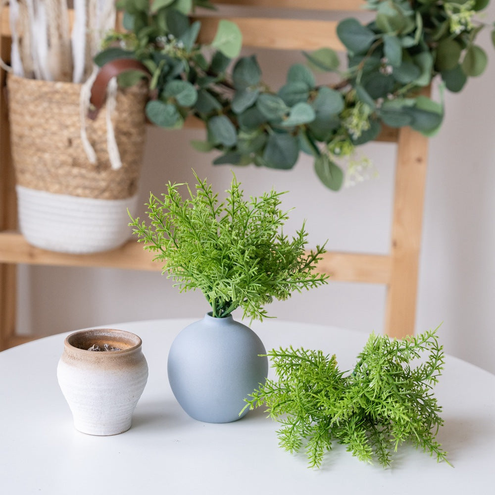 Stunning Realistic Asparagus Fern Artificial Flowers - Perfect for Home Decor & Wedding Celebrations - INS-Style Design - YC1105