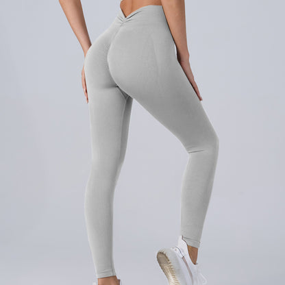 High Waisted Yoga Pants for Fall and Winter Peach Butt Lifting Tummy Control Quick Dry Activewear Leggings for Cycling and Fitness