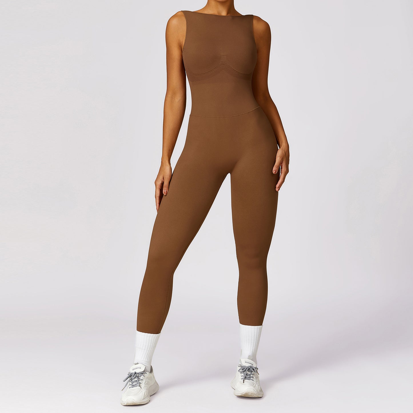 High Performance Women's Yoga Bodysuit with Cut Out Design Sculpting and Lift for Comfort and Flexibility