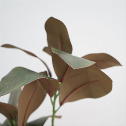 Elegant Faux Magnolia Leaves - Soft Touch Large Branch Home Décor - Perfect for Weddings and Interior Design Enhancements