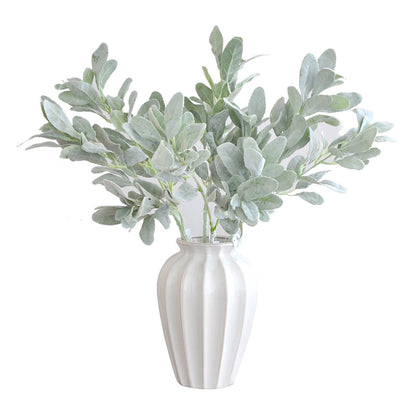 Stunning 70cm Artificial Faux Floral Greenery with Rabbit Ear Leaves – Perfect for Home Decor & Wedding Decorations – Lifelike Faux Lemon Leaves for Beautiful Wall Displays