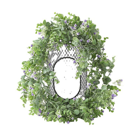 Realistic Rattan Vine with Floral Plastic Eucalyptus Leaves and Money Plant Vines for Exquisite Wedding and Home Decor