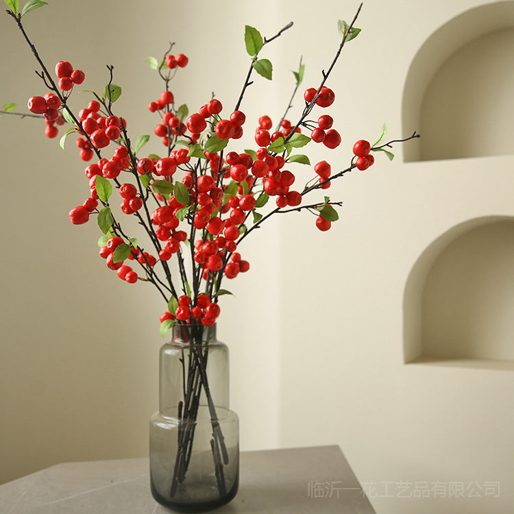 Realistic Apple Decor - Refreshing Faux Fruit Centerpiece for Modern Home, Hotel, and Restaurant Decoration - Simple and Elegant Floral Arrangement