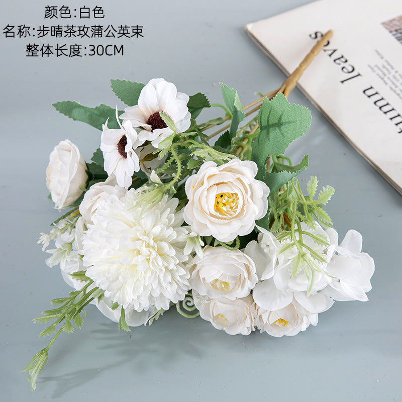 Charming Faux Dandelion Bouquet in INS Style – Perfect for Home Décor, Weddings, and Special Events | MW95001