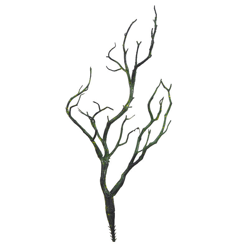 Realistic Faux Tree Branch Antler Decor: Lifelike Green Coral Branches for Festive Holiday Scenes and Living Room Decoration